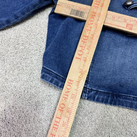 Torrid Jacket Women’s Blue Denim Long Sleeve Full Zip Size 0 - Picture 3 of 11
